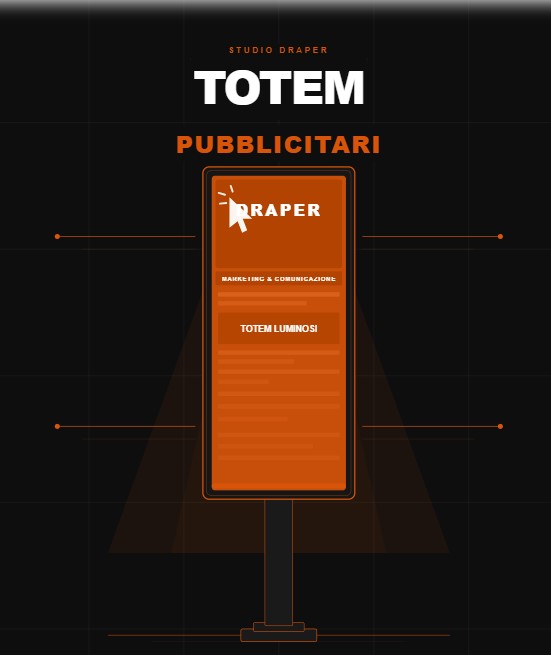 totem pubblicitario