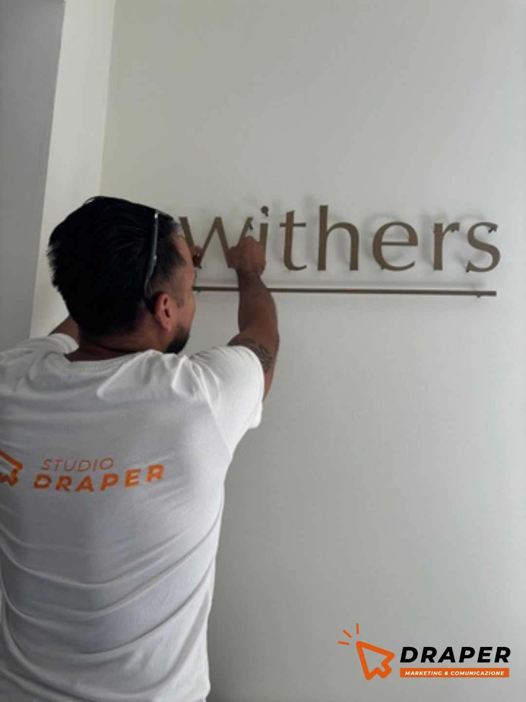 scritte 3d ufficio